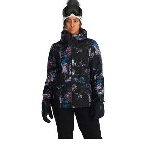 Women’s Spyder volt Shell Jacket size 2. Black and multicolor. Only worn 3x.